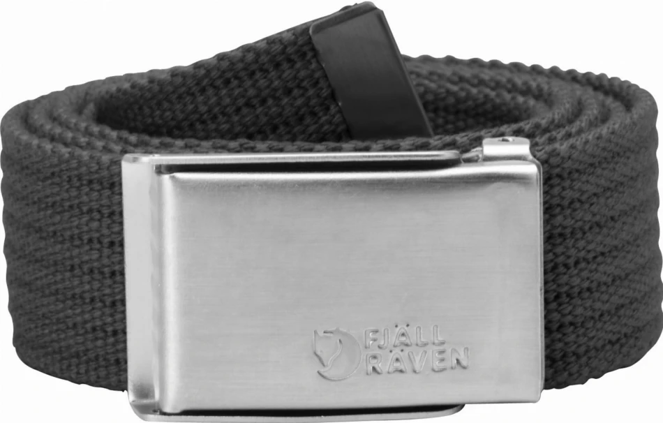 Fjallraven Merano Canvas Belt, kolor: 030 - Dark Grey.