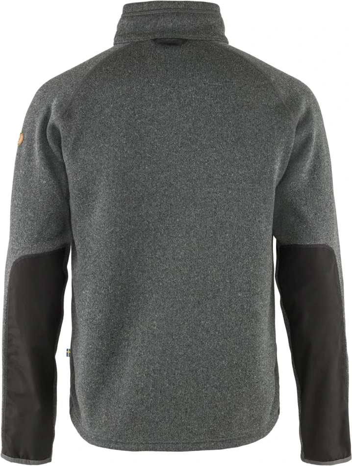Ovik Fleece Zip Sweater, kolor: 030 - Dark Grey