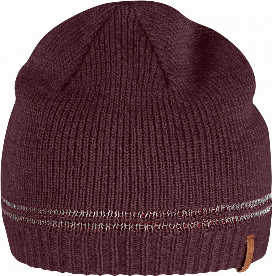 Fjallraven Kids Kiruna Beanie, kolor: 356 - Dark Garnet