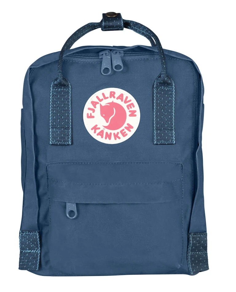 Fjallraven Kanken Mini, kolor: 540/902 - Royal Blue Pinstripe Pattern.
