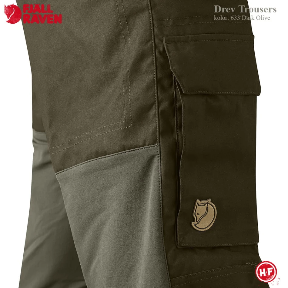 Drev Trousers, kolor: 633 - Dark Olive