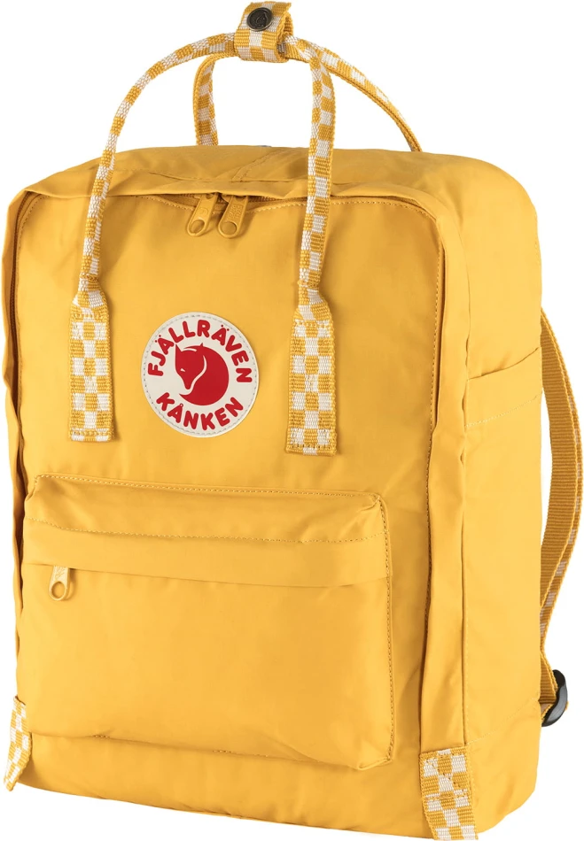 Kanken, kolor: 160/904 - Ochre-Chess Pattern