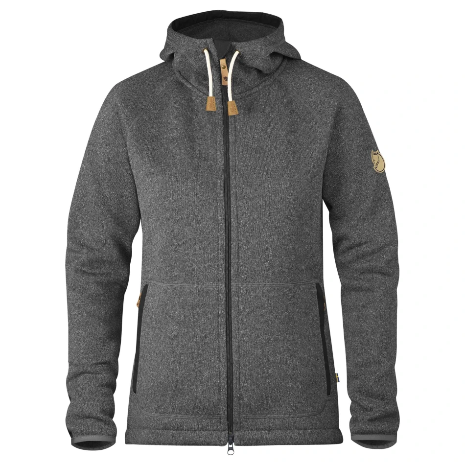 Ovik Fleece Hoodie W, kolor: 030 - Dark Grey