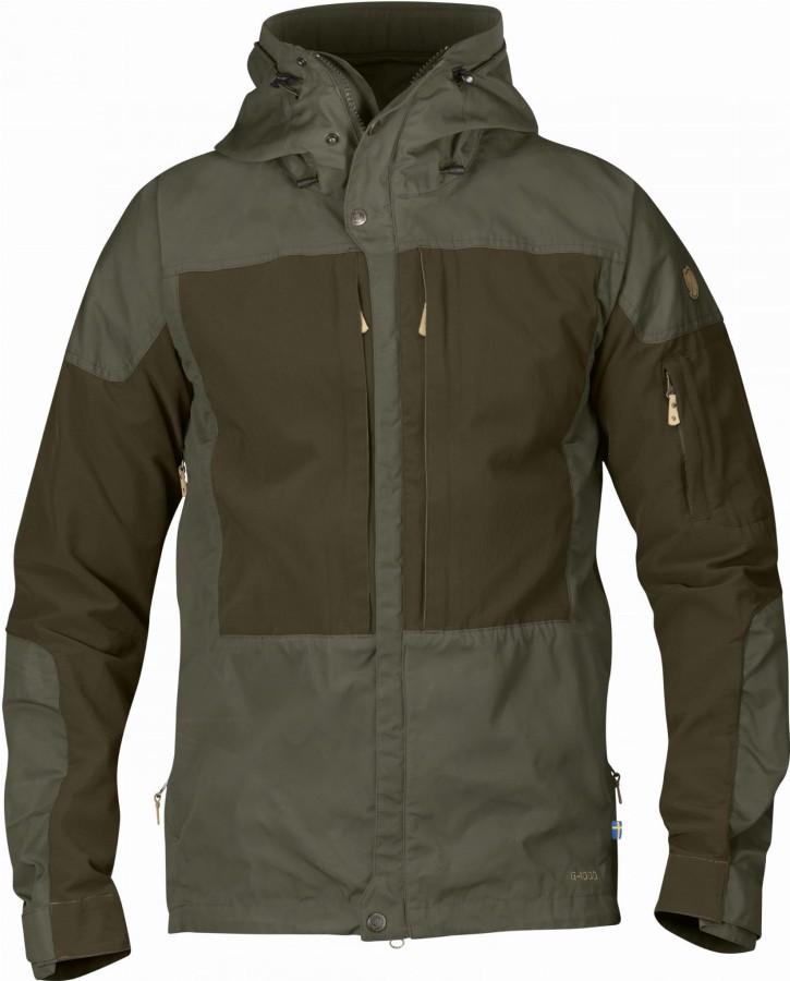 Fjallraven Keb Jacket, kolor: 246/633 -  Tarmac/Dark Olive.