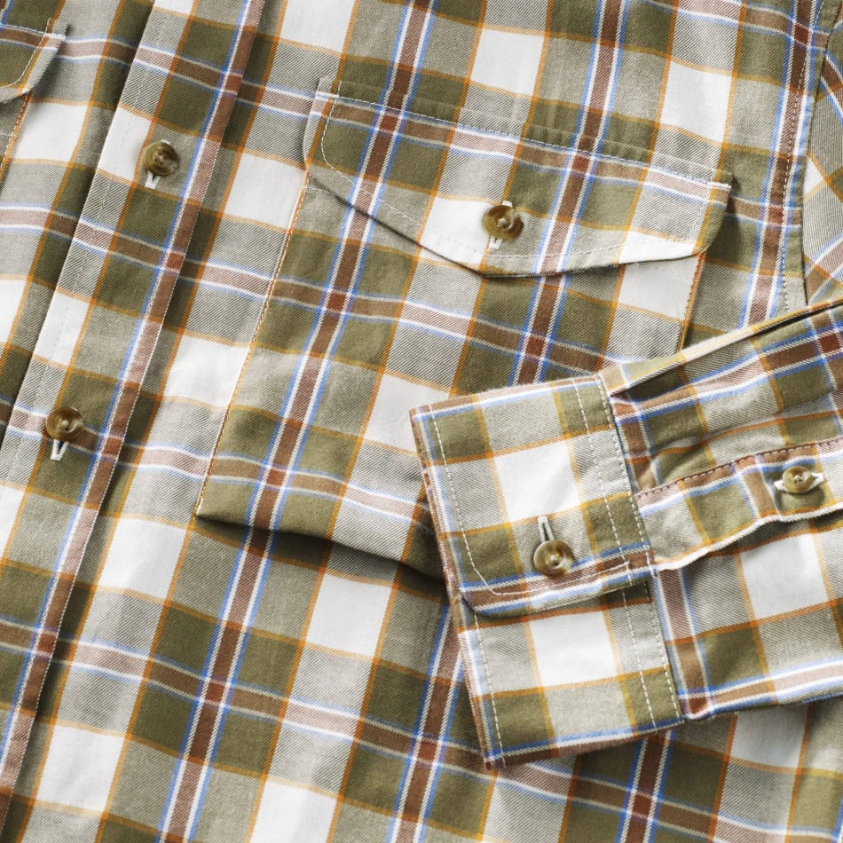 Singi Flannel Shirt LS, kolor: 620 - Green