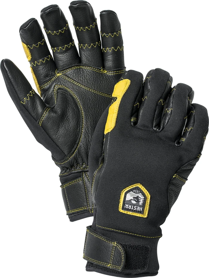Hestra Ergo Grip Active 5 finger Black Black - 5