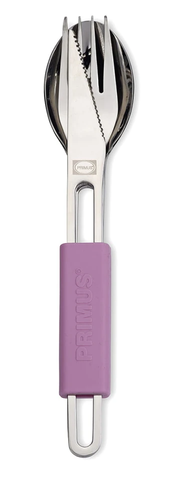 Sztućce stalowe Primus Leisure Cutlery Kit - Pink.