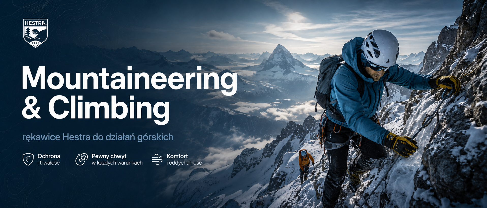 Hestra Mountaineering & Climbing - rękawice górskie i wspinaczkowe
