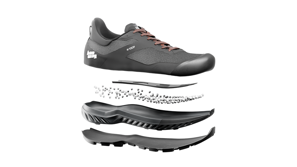 Hanwag Kaduro Light GTX – technologia podeszwy środkowej Hanwag Bead Technology