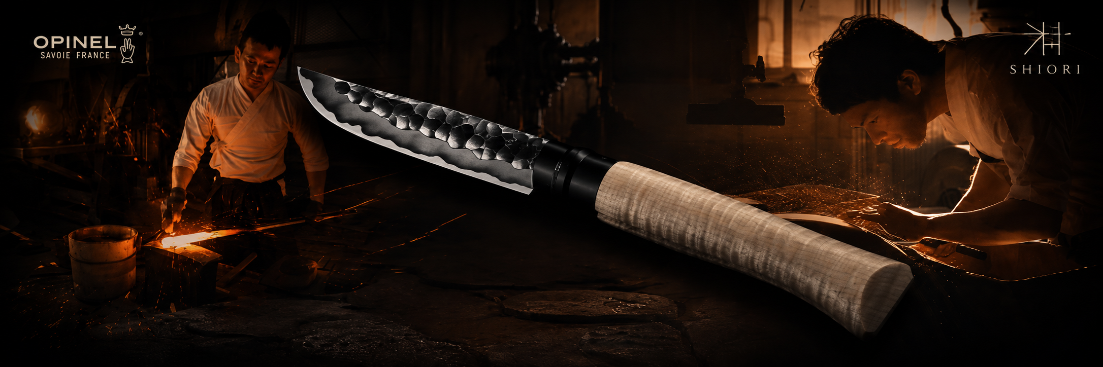 Opinel X Shiori No.10 – limitowany nóż składany z japońskim ostrzem VG7 Tsuchime 63 HRC