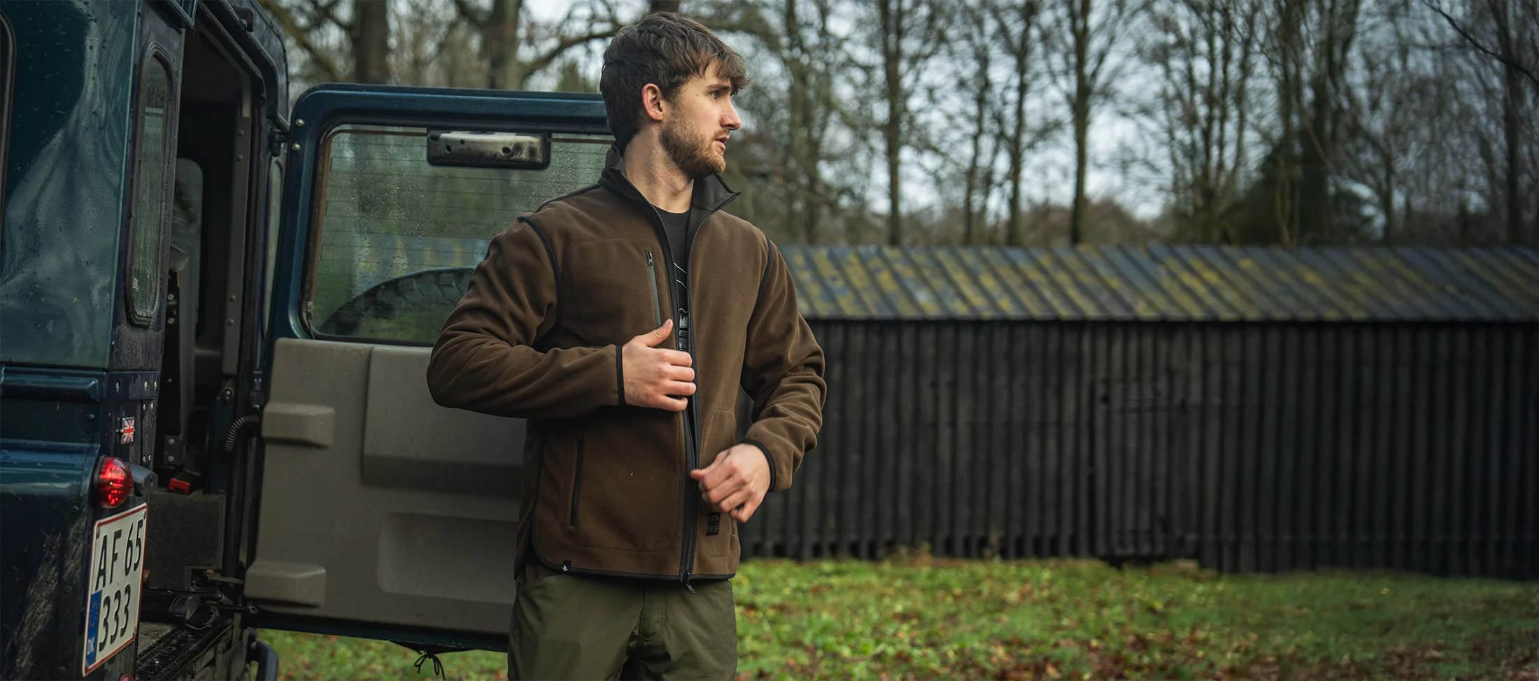 kurtka dwustronna polarowa seeland rogue solid reversible fleece