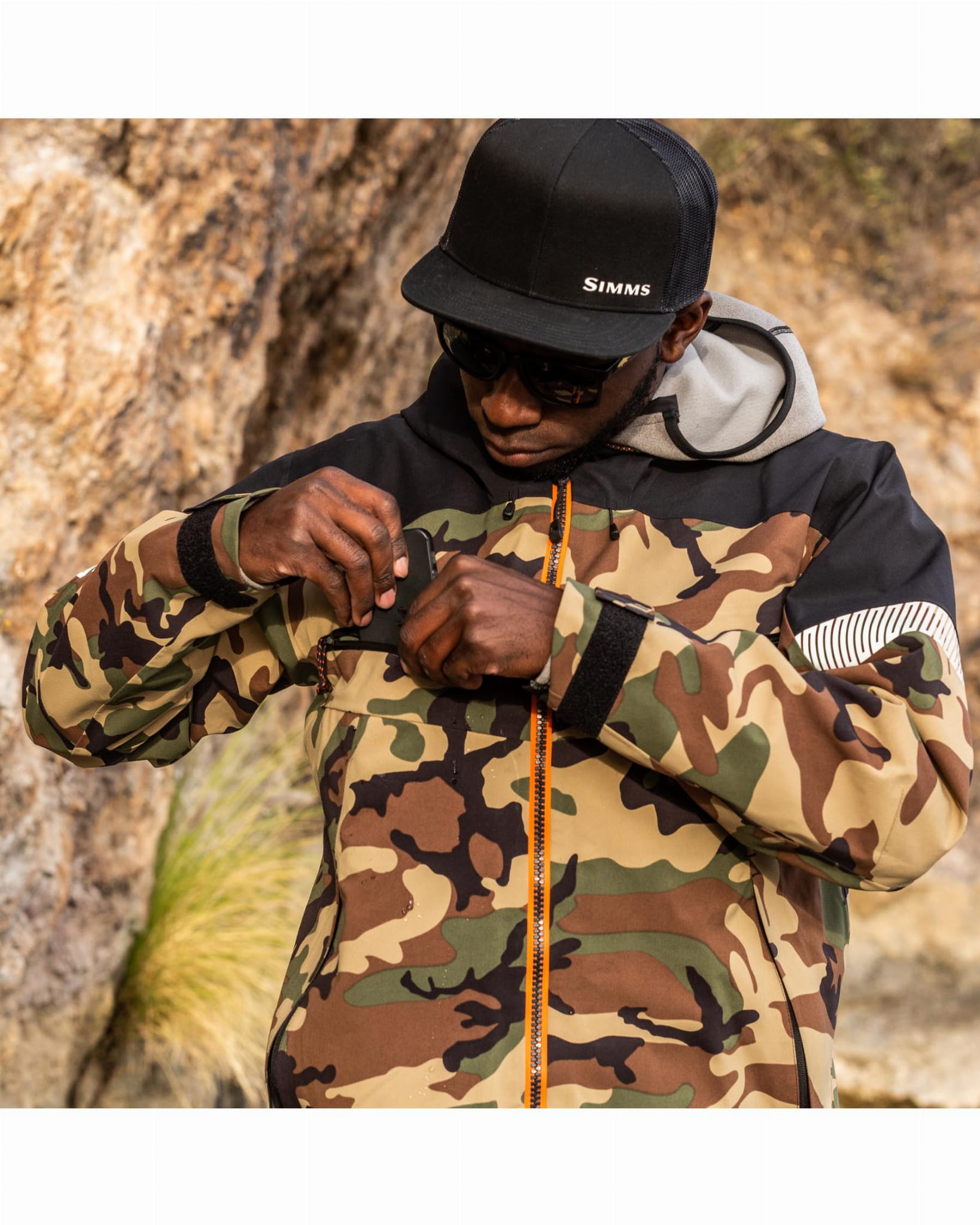 Simms CX Fishing Jacket - wodoodporna kurtka wędkarska z membraną