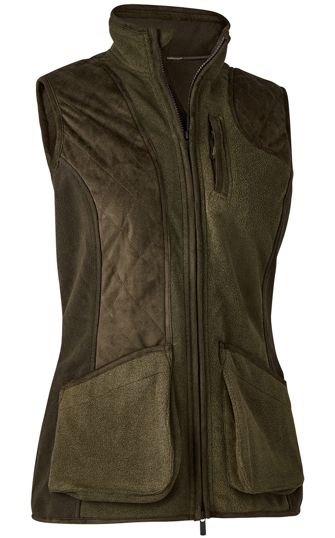 Chaleco Deerhunter Lady Pam - Tiro Con Protección Hombreras Verde Grafito